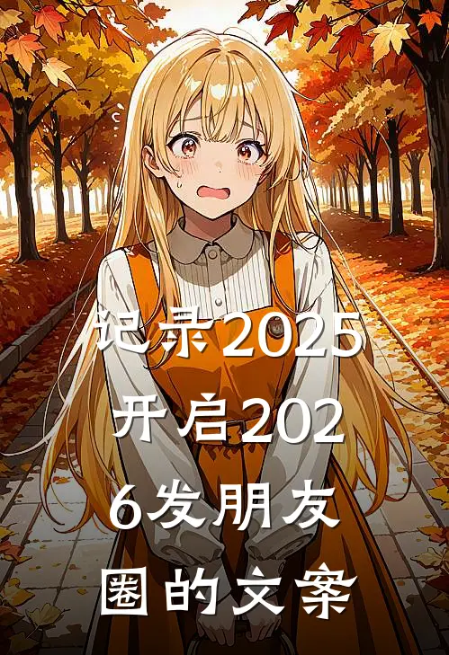 记录2025,开启2026发朋友圈的文案