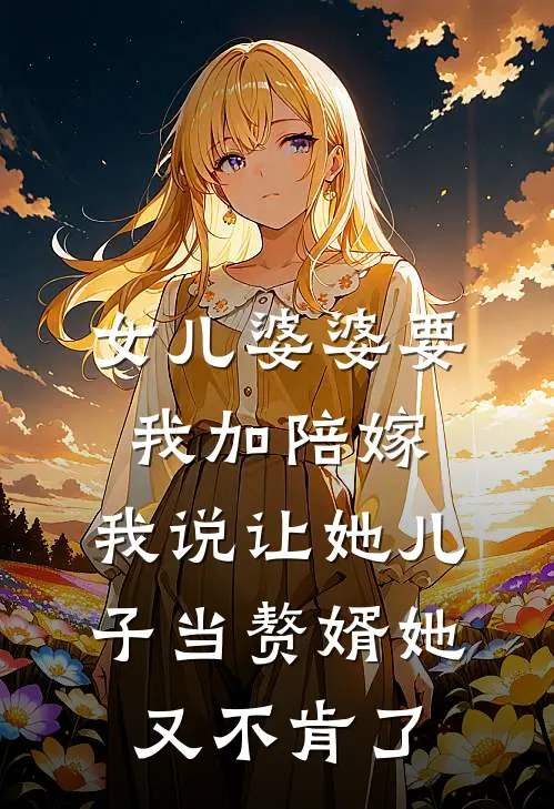 女儿婆婆要我加陪嫁，我说让她儿子当赘婿她又不肯了